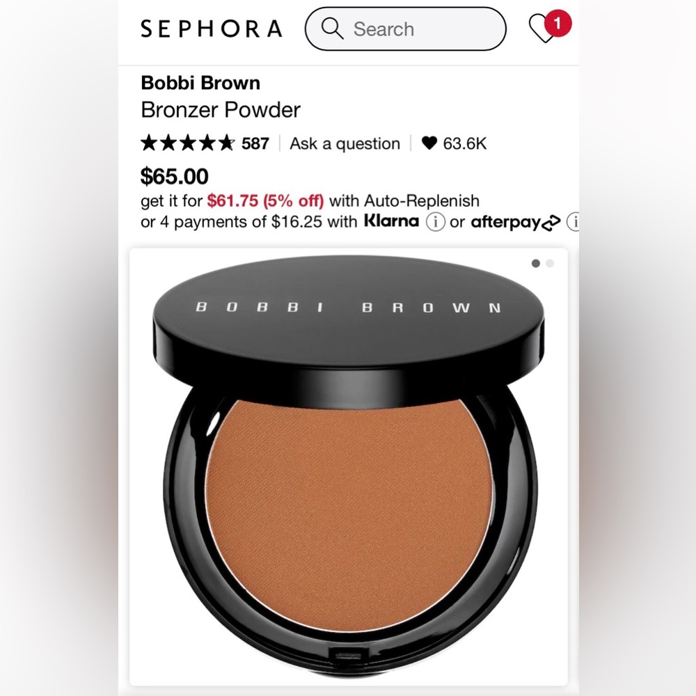 Bobbi Brown Bronzer -Aruba - Picture 5 of 8